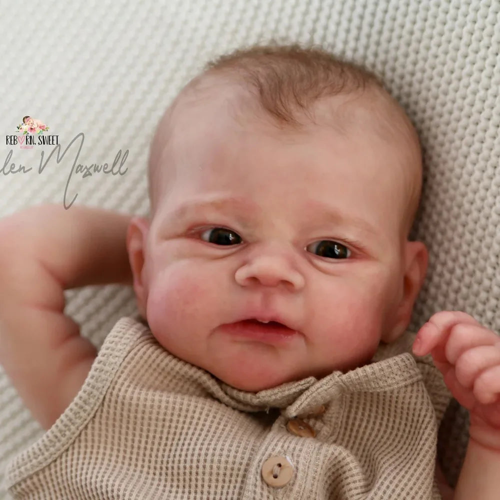 17″ Painted Vinyl Reborn Doll Parts Kit – Elijah Realistic Baby Doll