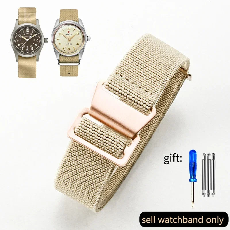 French Army Nylon Watch Band 18–22mm