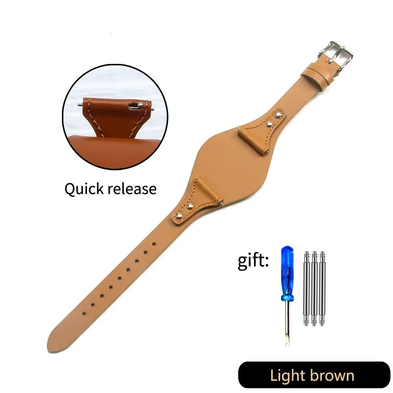 Genuine Leather 18mm Watch Strap for Fossil Women – ES4114/ES4113/ES3625/ES3616