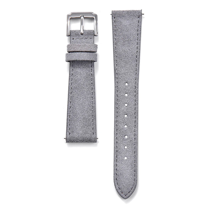 NATOBELT 18–22mm Classic Suede Leather Watch Strap – Vintage Quick Release Band
