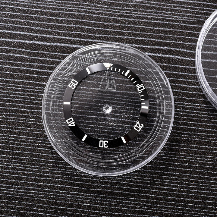 NATOBELT 38mm Ceramic For 40mm SUB Watch Case Alloy Watch Bezel Insert Ring Slope NH35 NH34 GMT Diving Watch Part Accessories