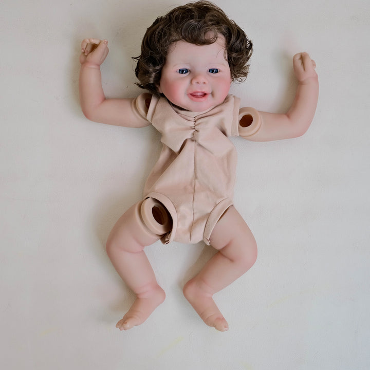 NPK 19″ Vivienne Lifelike Reborn Doll Kit — Painted & Cloth Body