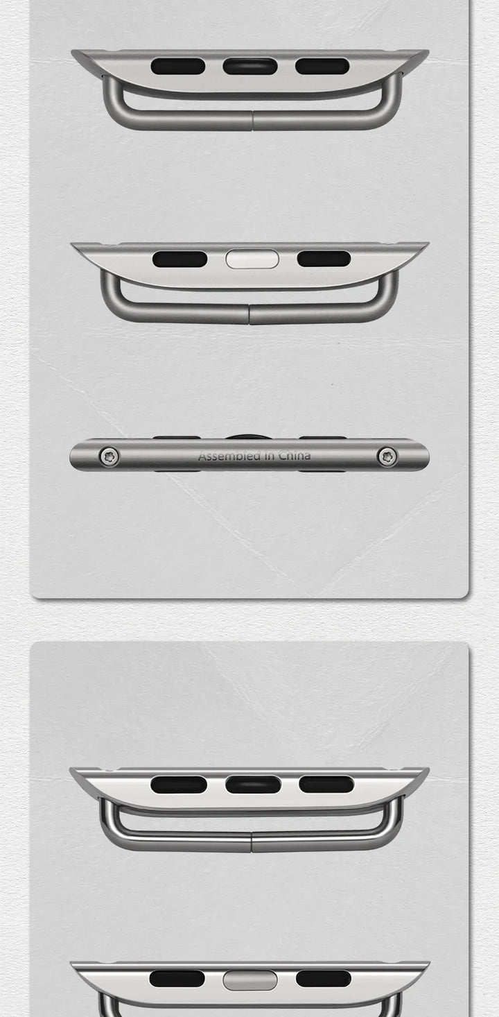 Top Quality, 2pcs Apple Watch Ultra Band Adapter, For 49mm 45mm 44mm 41mm Apple Watch Strap Stainless Steel Connector