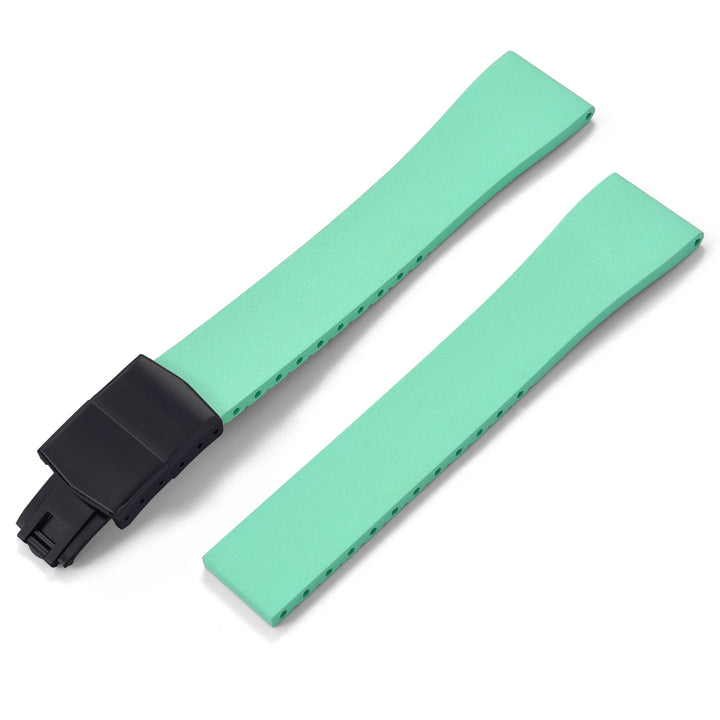 CTS FKM Rubber Watch Strap – 16–22mm Quick Release, Cut-to-Size, Sweatproof & Waterproof