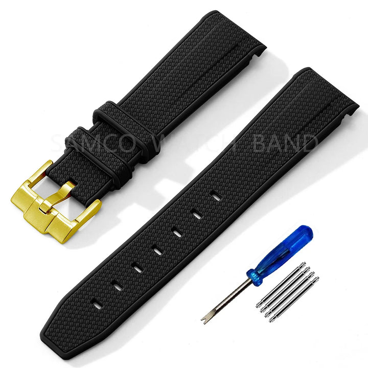 Silicone Rubber Strap 20mm for MoonSwatch & Omega X Swatch Speedmaster