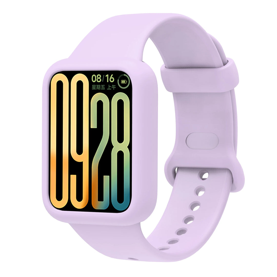 Silicone Strap with Protective Case for Xiaomi Mi Band 9 Pro