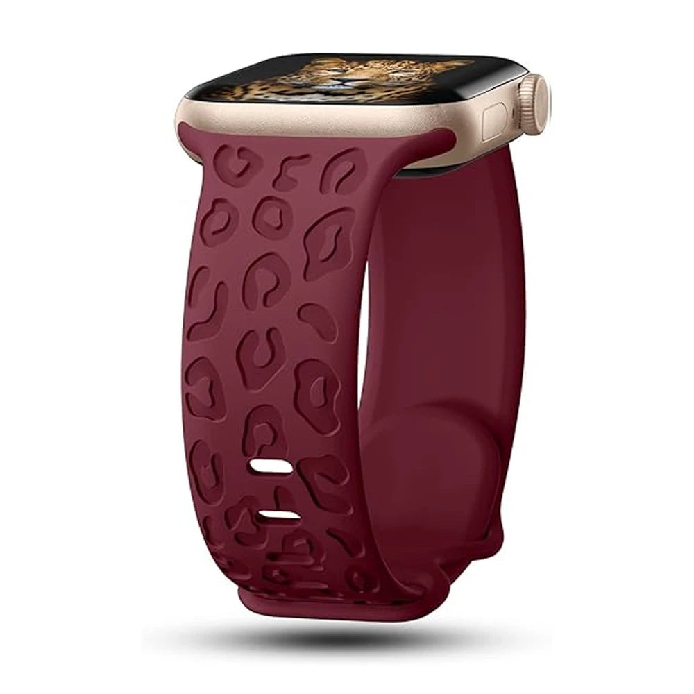 Straps For Apple Watch Band 45mm 44mm 46mm 42mm 41mm 40mm 49mm Engraved correa bracelet iwatch series 11 10 9 8 7 SE 6 5 Ultra 3