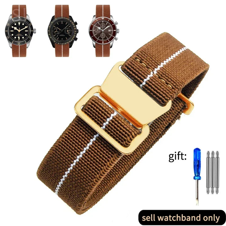 French Army Nylon Watch Band 18–22mm