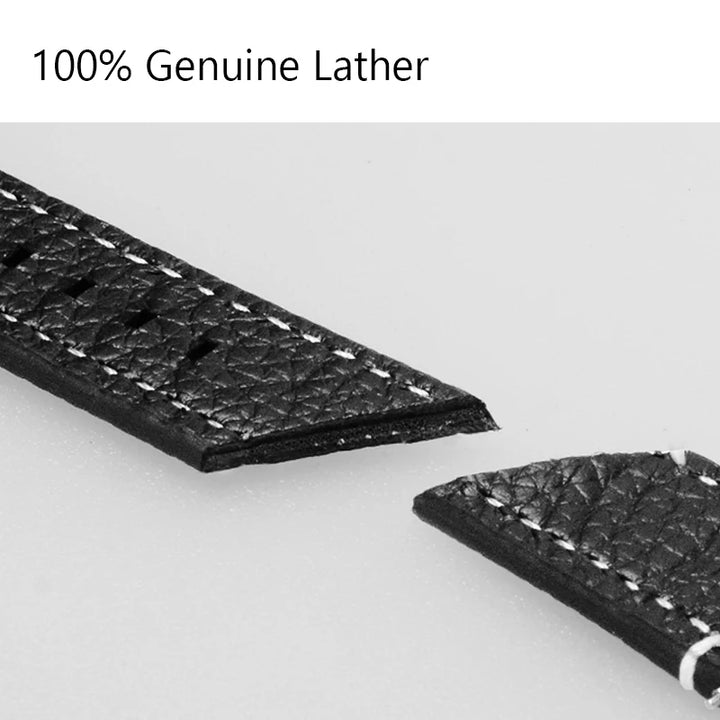 Soft Genuine Leather Smart Watch Band 18 20 22 24mm Women Men Cowhide Strap Brown Black Quick Release Watchband Bracelet