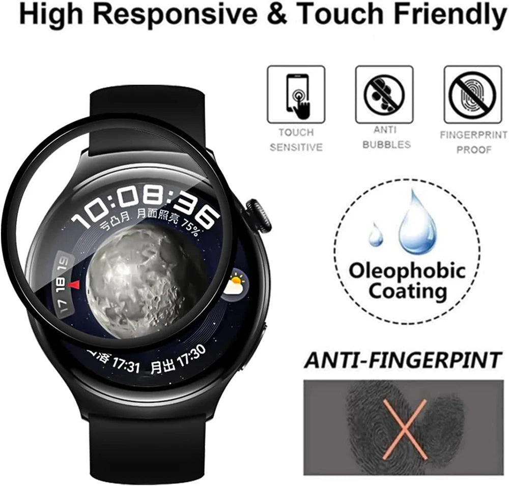 3D Curved Full Protective Film for Huawei Watch 4/4 Pro
