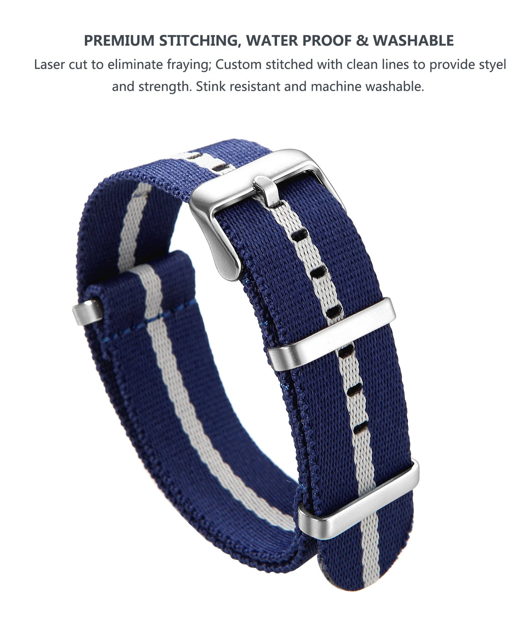 Military Watch Strap 20–22mm