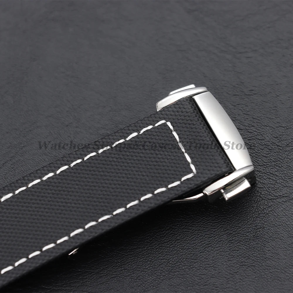 Sailcloth Nylon Strap (20–22mm) – Folding Buckle