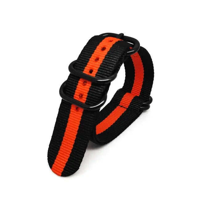 Heavy-Duty Nylon Watch Band 18–24mm