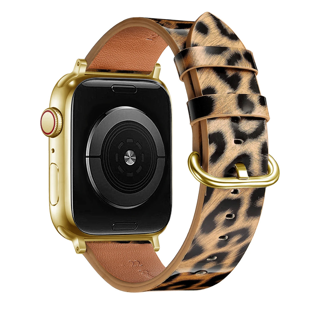 Leopard Print Apple Watch Band (38–49mm)