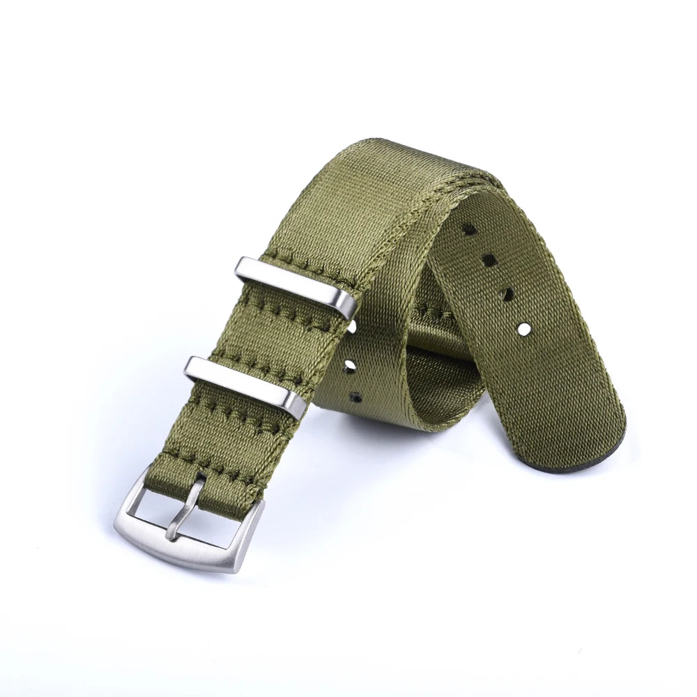 NATOBELT Quality Seatbelt Nylon Watch Strap 20mm 22mm Universal Type Sports Troops Parachute Pilot Military Nylon Watch Bands