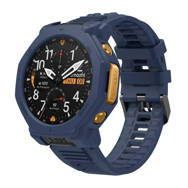 Silicone Strap & Protective Case for Amazfit T-Rex 3 Pro – 48mm Replacement Band