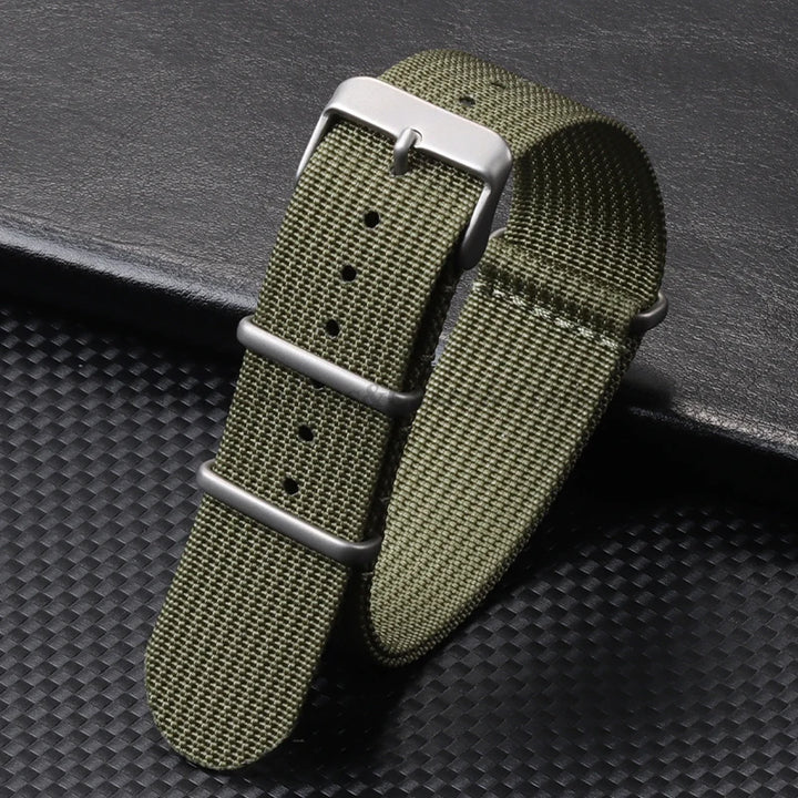 High-Quality Nylon Watch Strap 18/20/22mm (Military Style)
