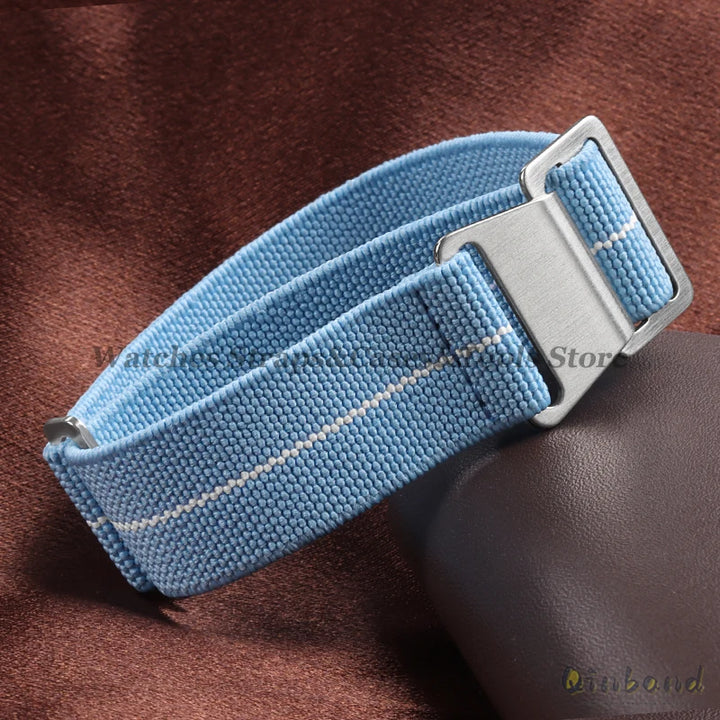 Elastic Nylon Watch Band for Seiko for Omega Sports Bracelets 18mm 20mm 22mm for Huawei Watch GT5/GT4/GT3 Parachute Watch Straps