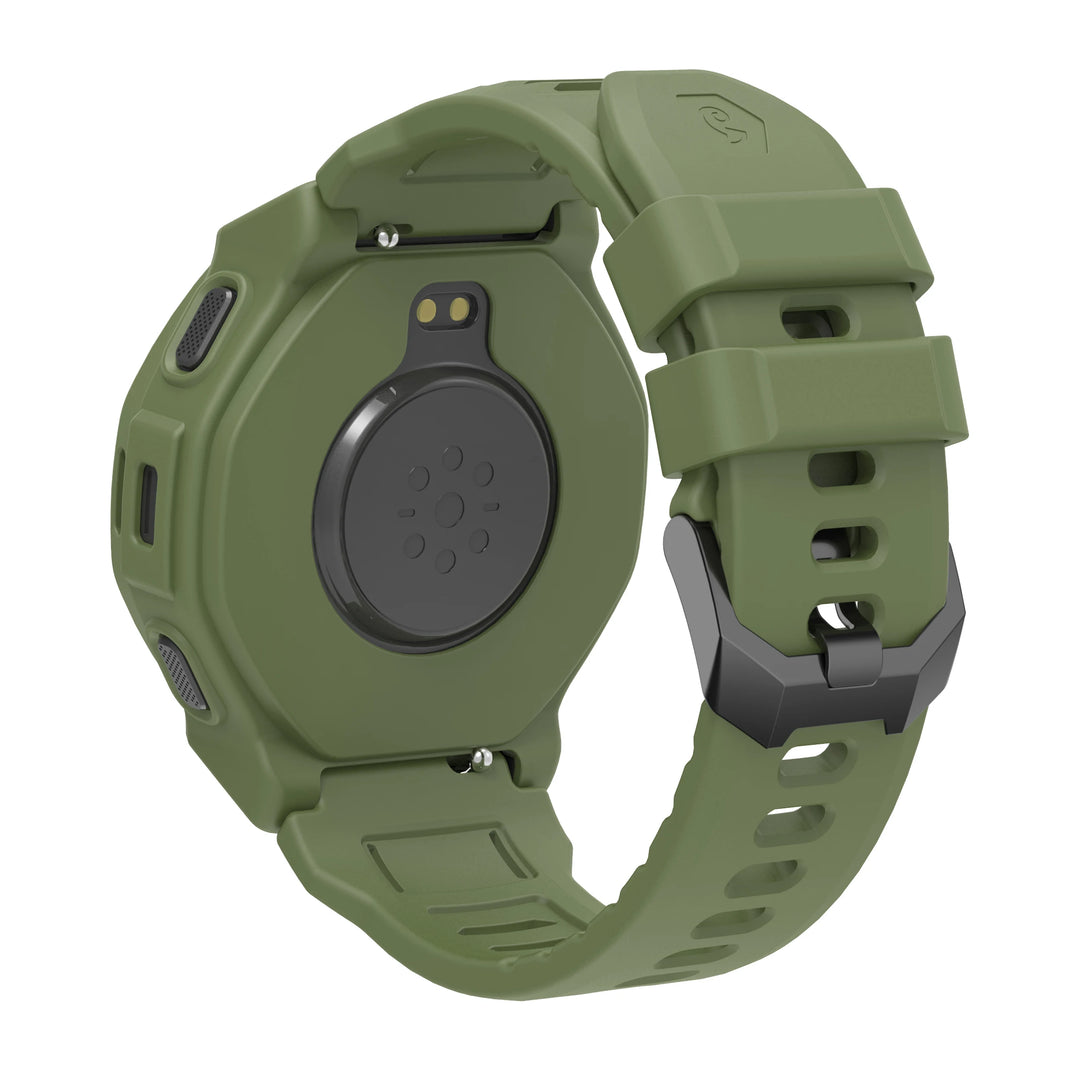 Silicone Strap with Protective Case for Amazfit T-Rex 3 Pro (44mm)