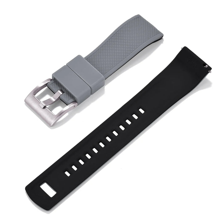 JUELONG Premium Silicone Watch Band 20mm Quick Release Rubber Strap Waterproof Men Women Replacement Watchband