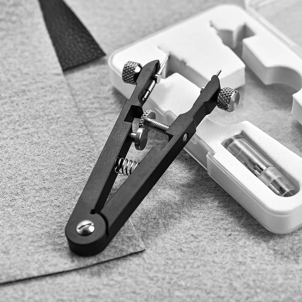 V-Shaped Watch Spring Bar Pliers with Adjustable Screw