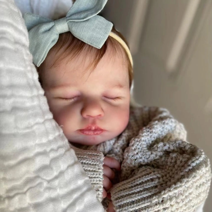19″ Loulou Lifelike Reborn Baby Doll – Soft Body with 3D Painted Skin