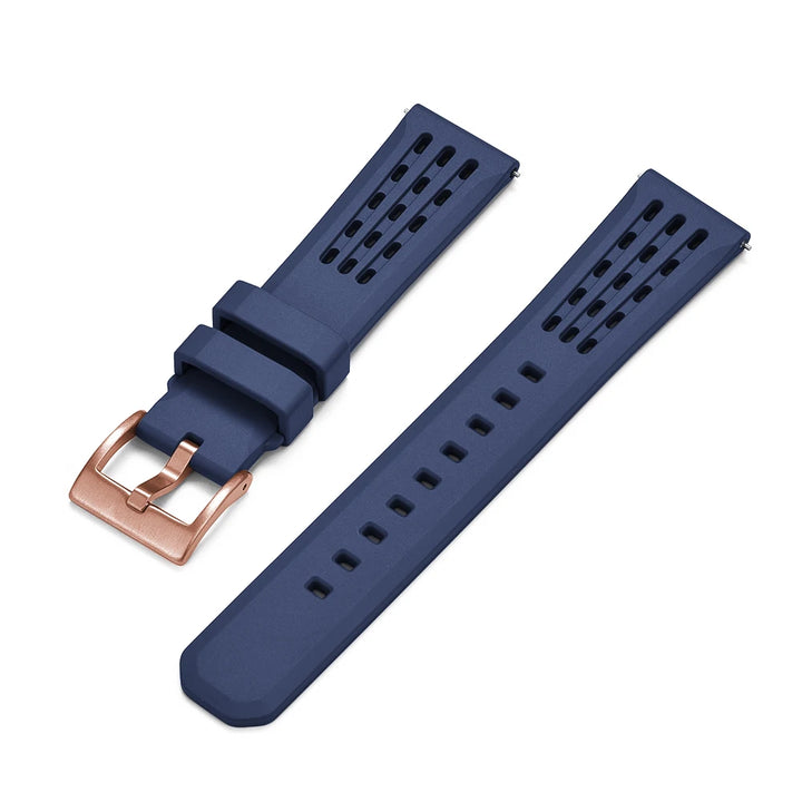 NATOBELT High Quality Porous Structure FKM Fluorine Rubber Watch Strap 20mm 22mm New Design Quick Release FKM Rubber Watchbands