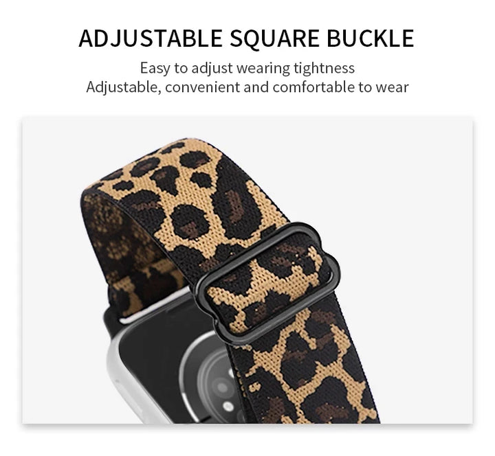Stretchy Double-Layer Loop Apple Watch Band 38–45mm for Series 1–8