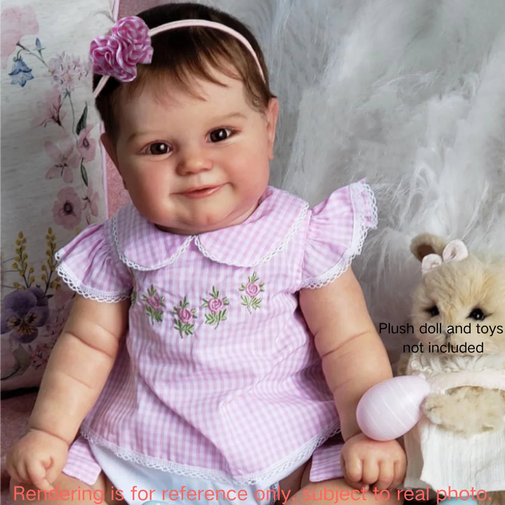 50 cm Maddie Lifelike Painted Vinyl Reborn Baby Doll – 3D Skin & Visible Veins