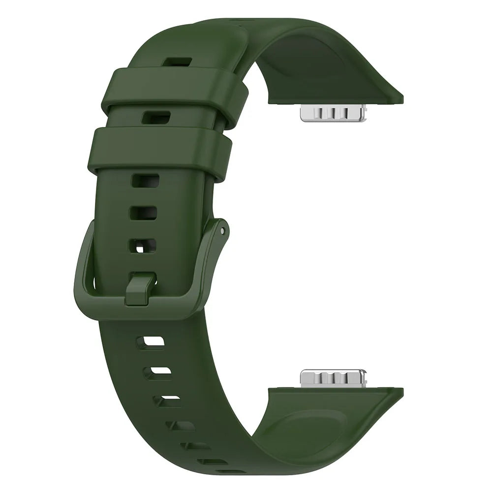 Silicone Strap with Transparent TPU Case for Huawei Watch Fit 2