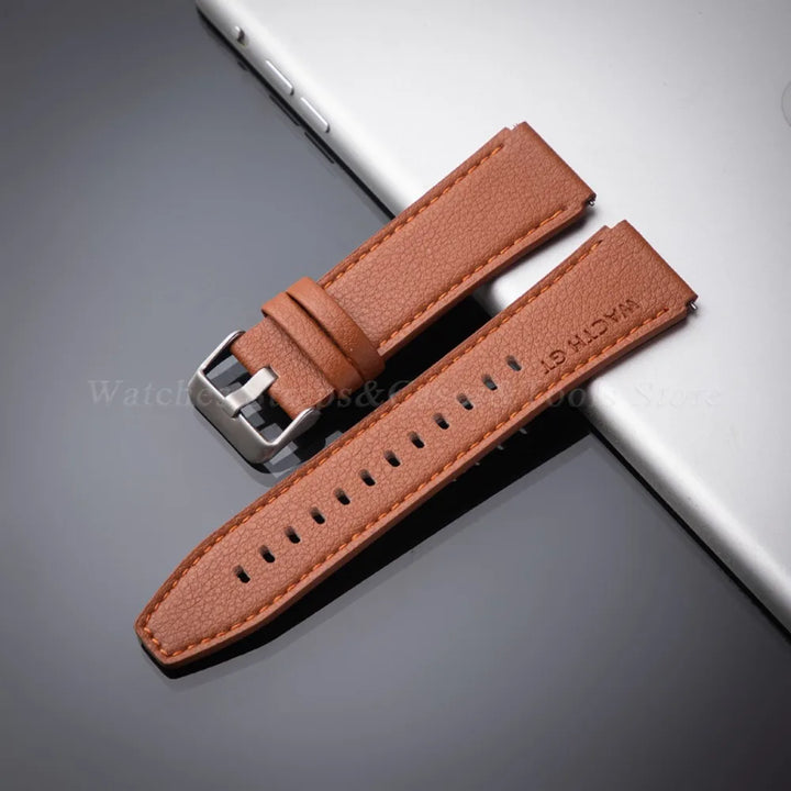 22mm Genuine Leather Strap Band For Huawei Watch GT3 GT 3 Pro/GT 4 Pro/GT 2 Pro Sport Watchband Smartwatch Replacement Bracelets