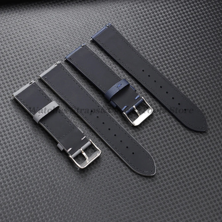 20mm 22mm Sailcloth Nylon Watchband for Samsung Galaxy Watch8/7/6/5 Watch Men Women Quick Release Leather Waterproof Watch Strap