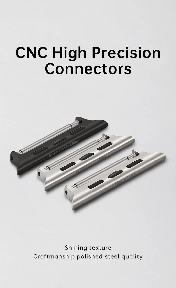 2pcs 316L Stainless Steel Adapter For Apple Watch Ultra3 49mm Series11 10 9 8 SE 45mm 44mm 46mm 42mm Apple Watch Band Connector