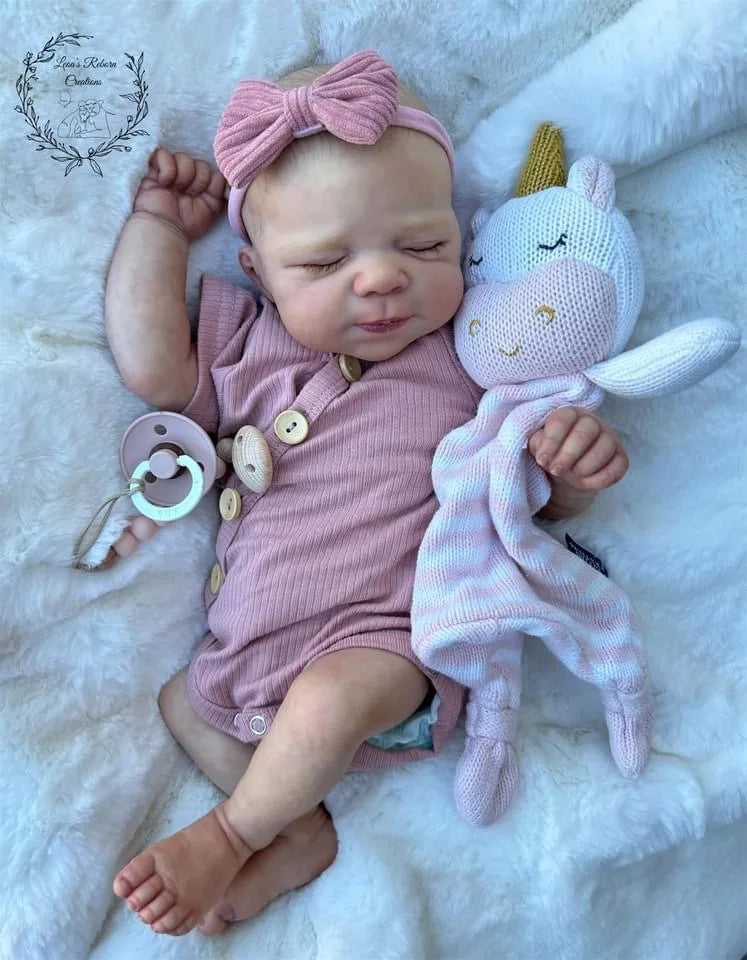 19″ Pascale Realistic Reborn Baby Doll – Soft Body Lifelike Newborn