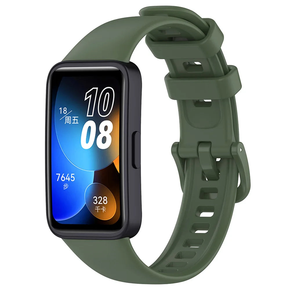 Silicone Wrist Strap for Huawei Band 8, 9, 10