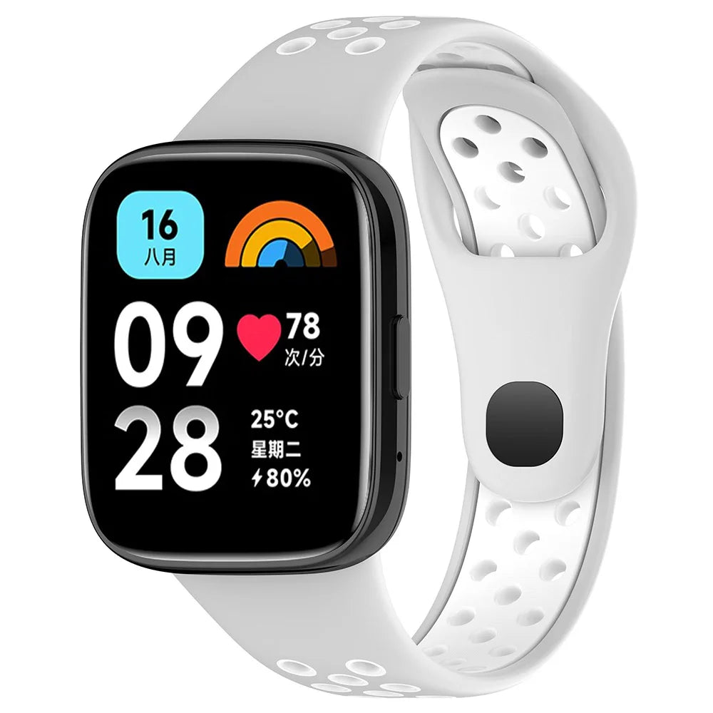 Dual-Color Silicone Strap for Redmi Watch 3/3 Lite