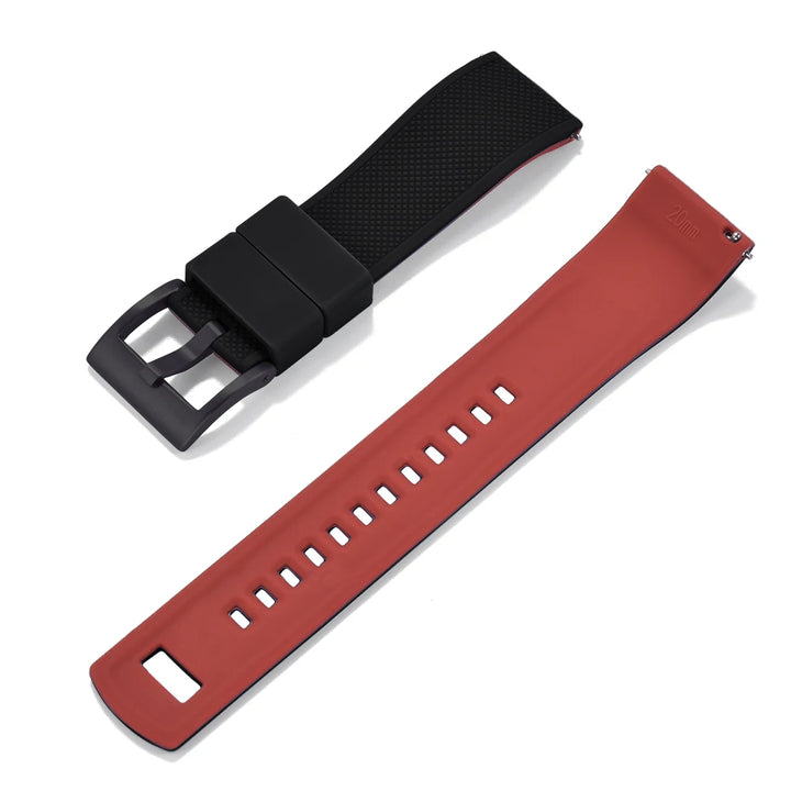 JUELONG Premium Silicone Watch Band 20mm Quick Release Rubber Strap Waterproof Men Women Replacement Watchband