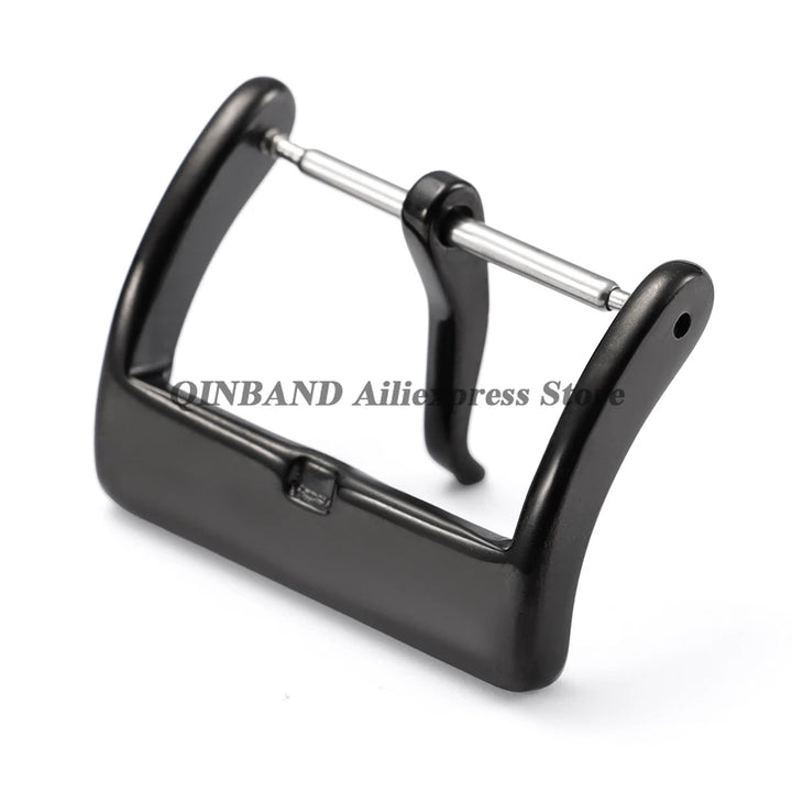 304L Stainless Steel Pin Watch Buckle 16–20mm (Matte/Polished,