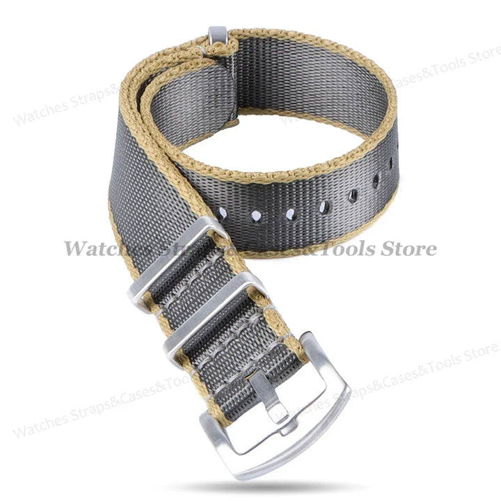 18mm 20mm 22mm Soft Nylon Watchband Bracelet Army Military Men Sport Strap for Omega 007 for Seamaster 300 Replacement Wristband