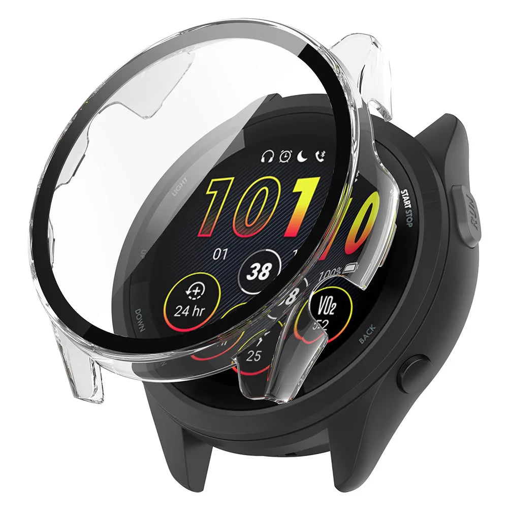 PC+Glass Full Protective Case for Garmin Forerunner 265/265S