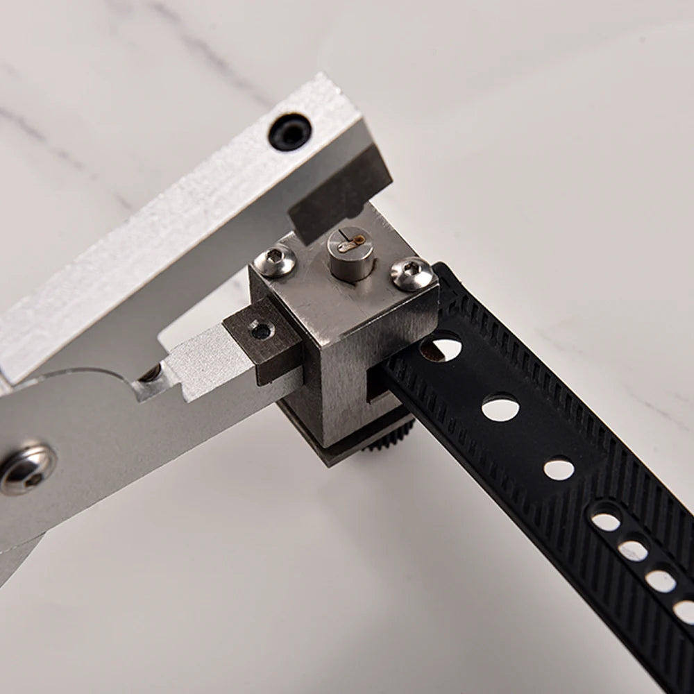 Universal Rubber Leather Watch Bracelet Cutting Plier Catches Spring Bar Hand Tool Pliers Straight Watch Band Hole Punch Pliers