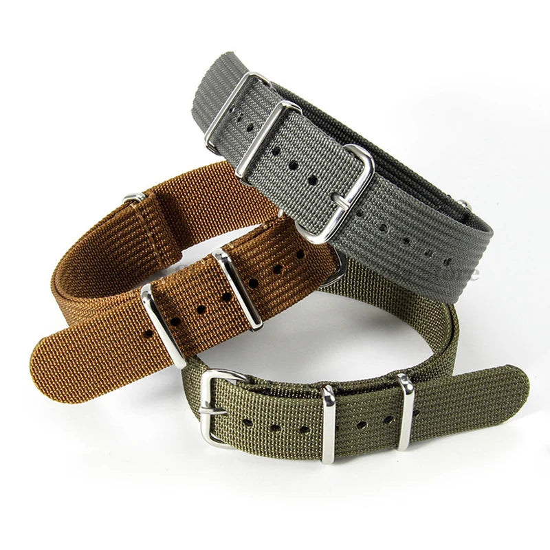 Premium Braid Nylon Watch Strap 18mm 20mm 22mm for Seiko for Huawei Watch Gt2/Gt3 Belt for Military Sport Universal Wristband