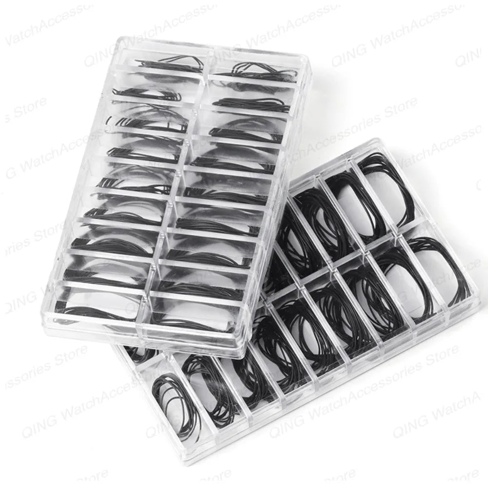 Watch Repair O-Ring Gasket Set – 0.5/0.6mm Waterproof & Oil-Resistant