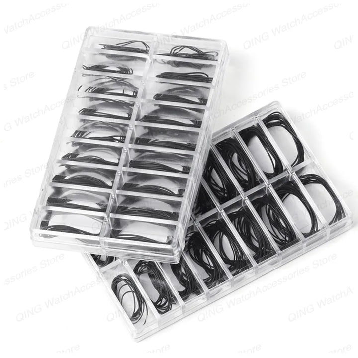 Watch Repair O-Ring Gasket Set – 0.5/0.6mm Waterproof & Oil-Resistant