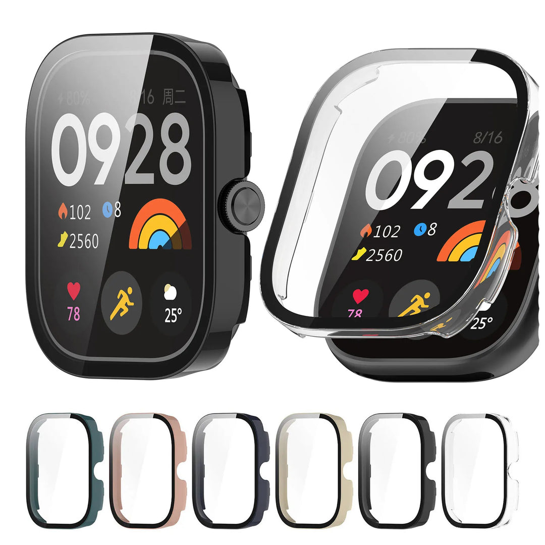 PC+Tempered Glass Full Protective Case for Redmi Watch 5