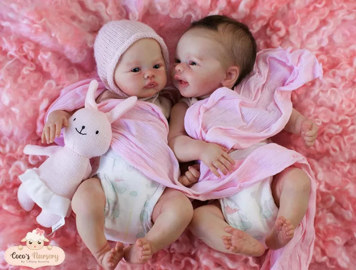 17″ Blossom Unpainted Reborn Doll Kit – Name Engraved Neck with Cloth Body