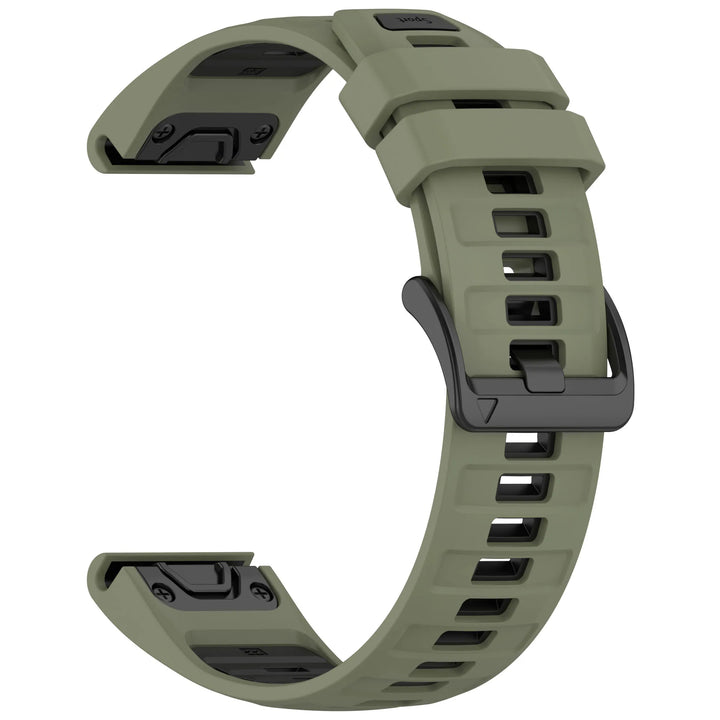 EasyFit Silicone Watch Strap 20/22/26mm for Garmin Fenix 5–8 Series