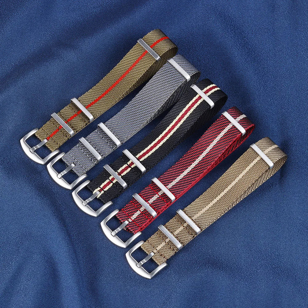 Nylon Military Watch Band 18–22mm