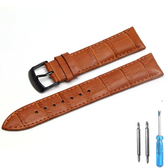 Watch Band Genuine Leather straps Watchbands 12mm 18mm 20mm 22mm watch accessories superior quality watch strap