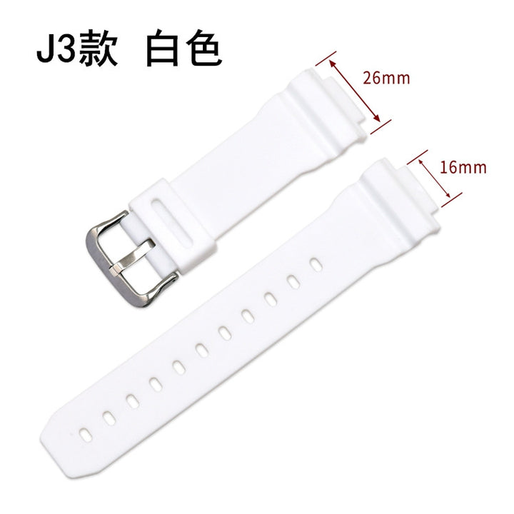 TPU Rubber Watch Strap 16–26mm for Casio G-Shock 9052/5600/6900 Series